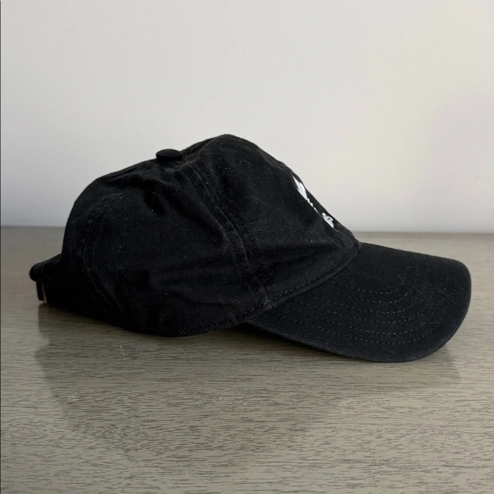 Adidas Black Baseball Cap with White Logo
